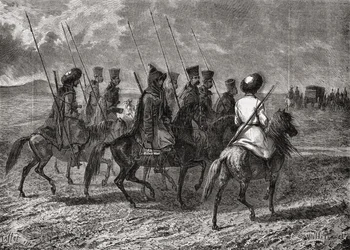 Russian Cossacks in the 18th century